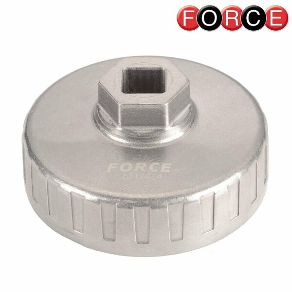 FORCE FC-6317408 Oliefilter dop Ø 74 mm 8-kant-0