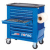 SONIC 727716 Gereedschapswagen S10 gevuld (277 delig) Blauw-0