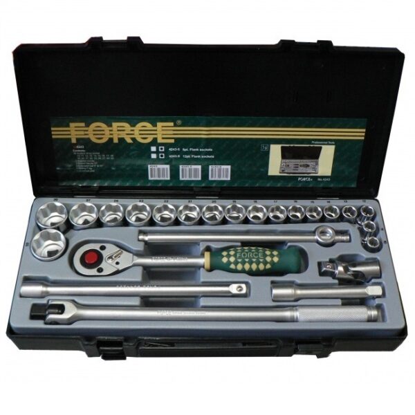 FORCE 4243 1/2" Doppenset Golf profiel 24 delig-0