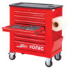 SONIC 727915 Gereedschapswagen S10 gevuld (279 delig) Rood SAE-0