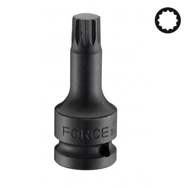 FORCE Bit krachtdoppen 1/2" (Spline) - diverse maten-0