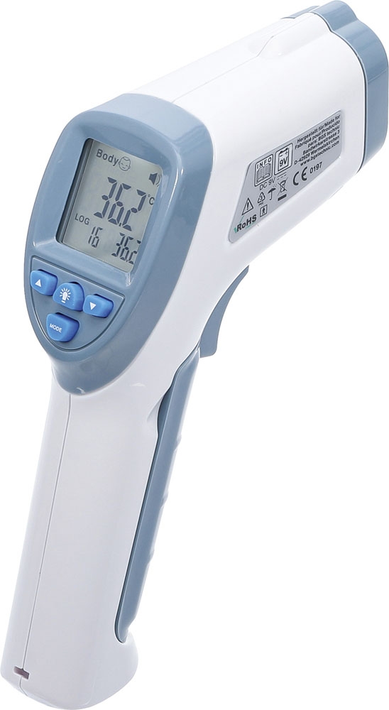 BGS 6007 Thermometer Infrarood | voor meting van personen + voorwerpen | 0 -